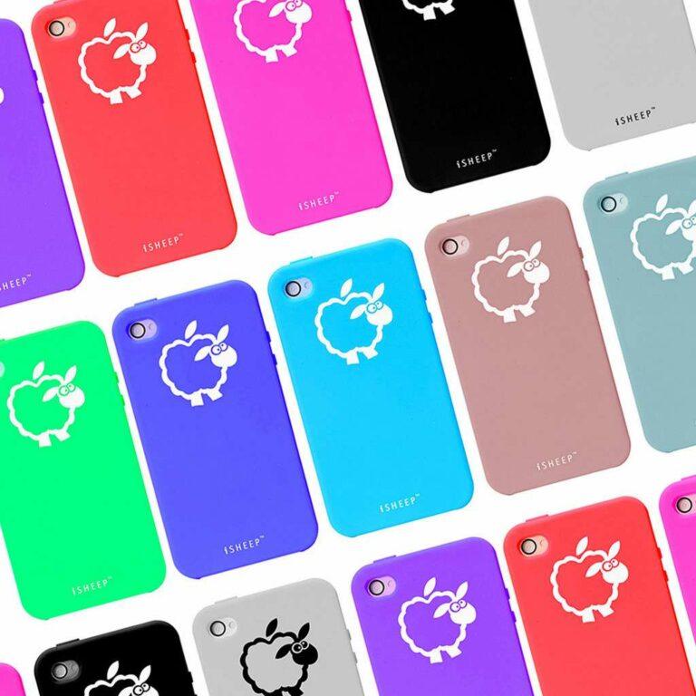 Realizzazione cover personalizzata con logo iSHEEP in diverse colorazioni