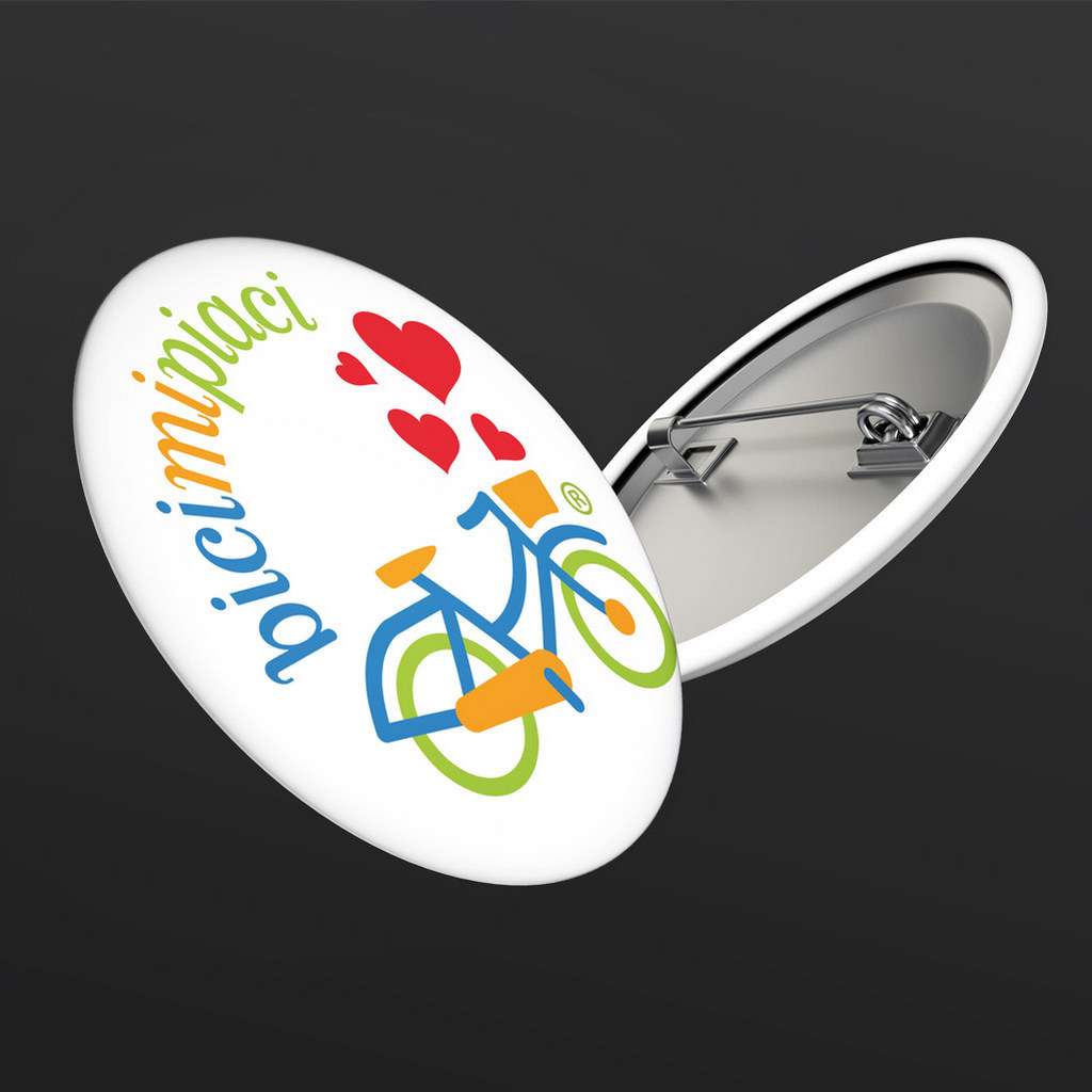 Realizzazione spille personalizzate per bicimipiaci