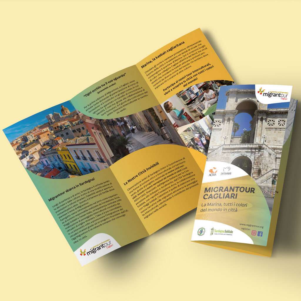 Progettazione grafica Migrantour Cagliari